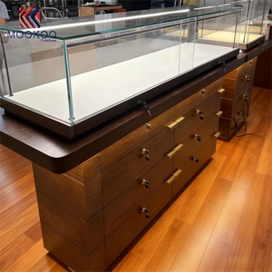 Vetrina per gioielli in vetro <span class=keywords><strong>di</strong></span> fascia alta con cassetti chiudibili a chiave-vetrina in legno per <span class=keywords><strong>gioielleria</strong></span> <span class=keywords><strong>di</strong></span> <span class=keywords><strong>lusso</strong></span> - Product Image 1