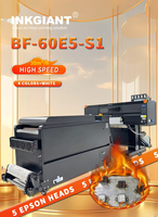 INKGIANT 60cm All-in-One DTF Roll-to-Roll Printer 5 Epson 3200 Heads Powder Shaker Dry Tunnel 1 año CMYK para Flex
