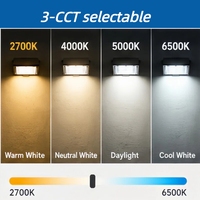 Projecteur mural LED CE ETL IP65 120V, éclairage de sécurité LED, éclairage mural extérieur pour parking, entrepôt, usine, cour