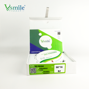 Vsmile Bahan penggilingan gigi tembus cahaya tinggi zirkonia kosong 3D Plus pro blok zirkonia multilapis - Product Image 5
