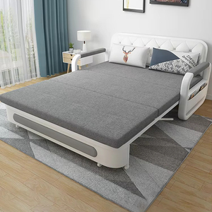 EU <b>Bed</b> Folding Dual-use 2024 New Household Small <b>Single</b> Living Room Balcony Multi-function Simple Telescopic <b>Bed</b> - Product Image 3
