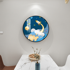 Nuovi prodotti promozionali <span class=keywords><strong>camera</strong></span> dei bambini astronauta decorazione pittura moderna <span class=keywords><strong>camera</strong></span> da letto spazio ragazzo decorazione della parete pannello pittura - Product Image 4