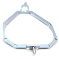 Autres accessoires d'éclairage de voiture Adaptateur de cadre de projecteur LED pour Lexus GX460 AFS 2010-2013 Cadre de support d'objectif de projecteur