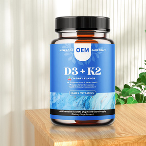 Vitamina D3 K2 OEM para el Apoyo Inmunológico, Salud del Corazón, Apoyo Articular, Fortalecimiento Óseo, Tabletas y Cápsulas Blandas - Product Image 3