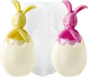 Molde <span class=keywords><strong>de</strong></span> fundición <span class=keywords><strong>de</strong></span> resina <span class=keywords><strong>de</strong></span> <span class=keywords><strong>huevo</strong></span> <span class=keywords><strong>de</strong></span> conejito <span class=keywords><strong>de</strong></span> <span class=keywords><strong>Pascua</strong></span>, moldes <span class=keywords><strong>de</strong></span> silicona para velas <span class=keywords><strong>de</strong></span> conejo 3D para hacer velas DIY, arcilla polimérica, yeso artesanal, decoración del hogar - Product Image 2