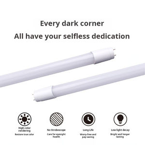 Di alta qualità 2700lm nuovo Erp 160lm/w Flicker Free Tubelight 4ft vetro Led tubo T8 luce per ufficio - Product Image 4