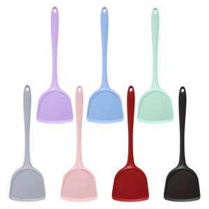 Spatule de cuisine en silicone 33 cm, résistante à la chaleur, antiadhésive, pour faire sauter, frire les œufs et préparer des crêpes - Product Image 2