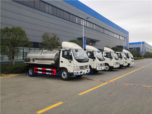 Foton <strong>Food</strong> <strong>Grade</strong> Milk <strong>Tanker</strong> Truck with 304 Stainless Steel <strong>Tanker</strong> - Product Image 6