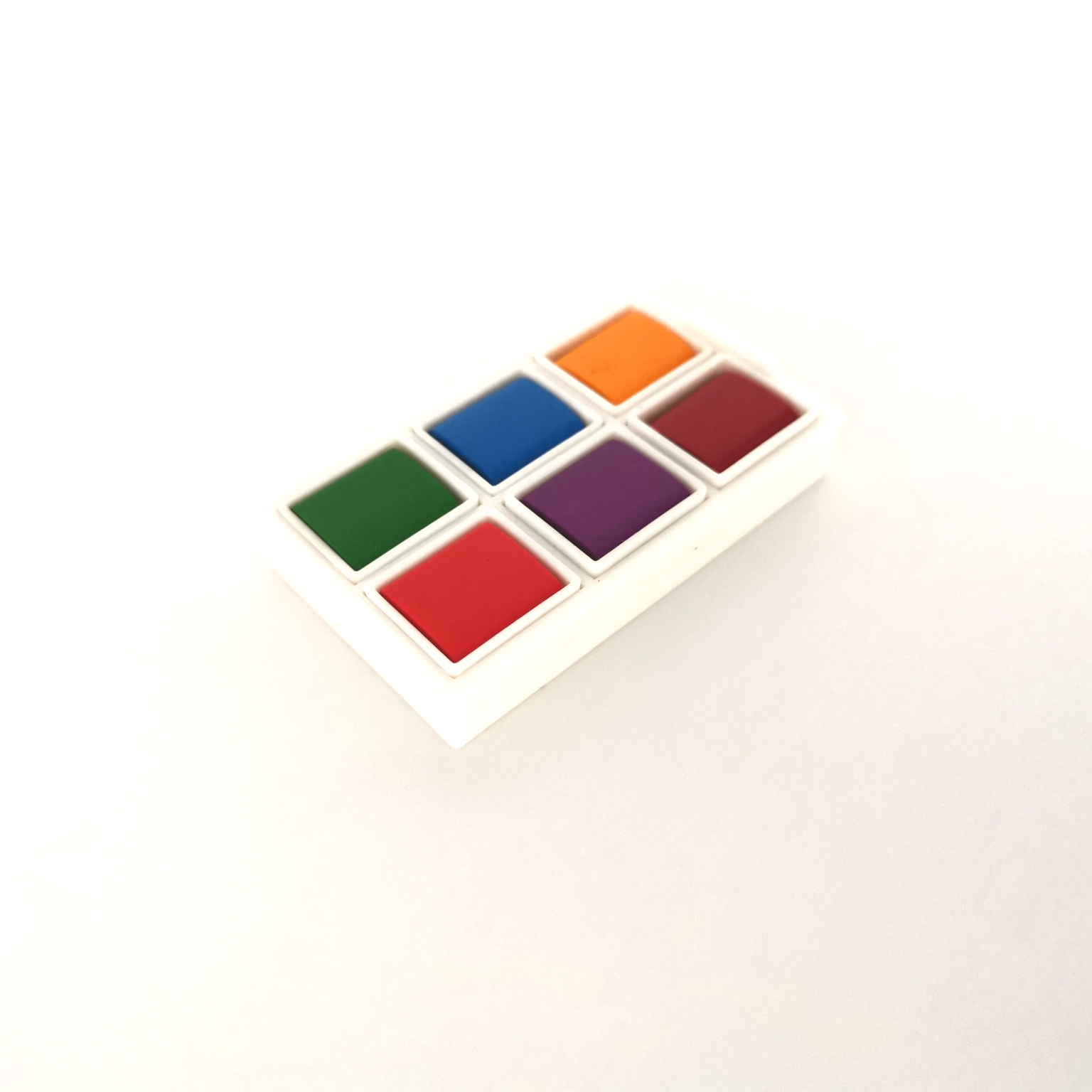 Небольшой портативный водонепроницаемого материала; Водонепроницаемая цвет, Быстросохнущий лак для ногтей комплект 6 видов цветов карман акварельная картина Набор для рисунки, написанные акварелью