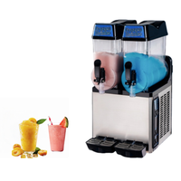 Machine à slush à trois réservoirs pour boissons glacées, daiquiri, margarita, slushie