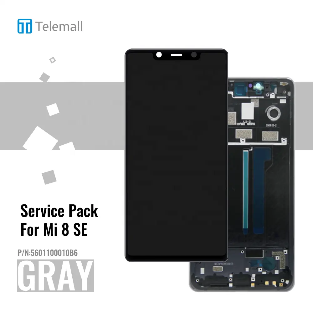 Original 5.8'' Display Replacement for Xiaomi Mi 8 SE Service Pack Display 5601100010B6 module Gray LCD / Screen + Touch