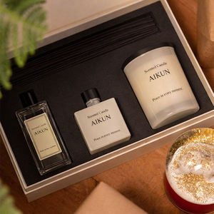 Juego de Velas Aromáticas AIKUN con Cera de Soya Natural en Frascos de Vidrio, para Aromaterapia en el Hogar, Regalo y Relajación - Product Image 2