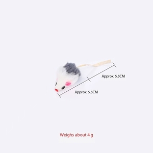 Venta al por mayor <span class=keywords><strong>de</strong></span> fábrica, juguete para mascotas, lindo ratón <span class=keywords><strong>de</strong></span> piel, gato, juguetes interactivos, divertidos <span class=keywords><strong>ratones</strong></span> <span class=keywords><strong>de</strong></span> piel resistentes a mordeduras, juguetes vocales para <span class=keywords><strong>gatos</strong></span> - Product Image 6