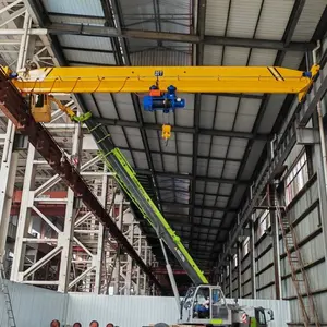 Grua de ponte para levantamento de material, fácil instalação, manivela 5t, 10t, 20t