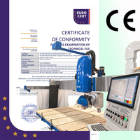 Italiano CNC China Precio de fábrica 4 + 1 Axis Granito Cuarzo Mármol Puente Sierra Cortadora de piedra con enrutador de husillo eléctrico