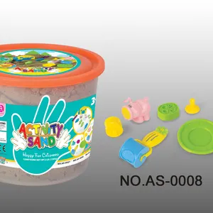 Arena mágica no tóxica personalizable para niños, juguetes de arena de modelado sensorial DIY