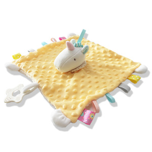 도매 유아 안전 담요 부드러운 플러시 동물 머리 디자인 부드럽고 편안한 아기 담요 - Product Image 2