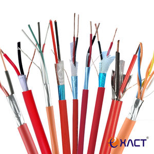 Câble d'alarme incendie 305m étanche UTP Cat5e 450-750V 2 conducteurs blindé en <span class=keywords><strong>feuille</strong></span> d'<span class=keywords><strong>aluminium</strong></span> gaine PVC résistant au feu certifié CE <span class=keywords><strong>4x10</strong></span> - Product Image 2