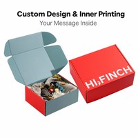 Boîte d'emballage pour vêtements en forme d'avion, personnalisable et colorée, impression recto-verso, boîte de livraison en carton ondulé avec fermeture éclair