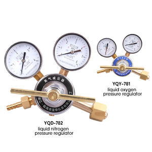 Regulador de Presión de Oxígeno Líquido y Nitrógeno Líquido con Cuerpo de Latón y Válvula de Alivio de Presión de Salida de 4 MPa para Tanque Dewar - Product Image 1