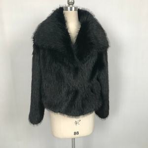 Abrigos de Piel Sintética Extra Grandes Personalizados para Mujer, Chaqueta Gruesa de Moda para Otoño e Invierno - Product Image 5