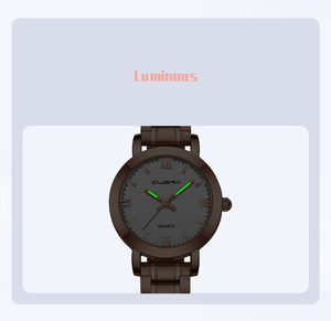 Cuena 6020 Simples Pequeno Dial Mulheres Branco Relógios Vida Impermeável Aço Inoxidável Strap Mãos Luminosas Rose Gold Girl Relógio De Pulso - Product Image 6