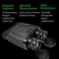 Optique IR numérique avec éclairage IR 850 nm adapté à la pêche en extérieur et à la surveillance de l'environnement nocturne