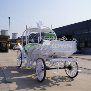 Carroza de Calabaza Eléctrica a Batería, Carro de Boda Eléctrico con Múltiples Asientos, Vehículo de Transporte para Eventos de Cuentos de Hadas, Suministro al por Mayor - Product Image 2