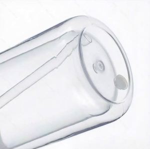 ขายส่งแก้วน้ำพลาสติกสองชั้นแบบสโนว์โกลบ ขนาด 16 ออนซ์ ปลอดสาร BPA จำนวน 25/50 ชิ้น พร้อมรูเจาะสำเร็จรูป ฝาใส หลอดดูด เหมาะสำหรับเทศกาลต่างๆ - Product Image 4
