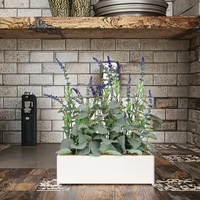 Set tanaman eucalyput buatan kering dan bunga Lavender tanaman eucalyput buatan untuk dekorasi dalam dan luar ruangan