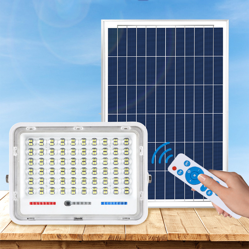 Lightweight IP65 100W 200W 300W 400W Solar Charging Powered Led Flood Lights Price for Stadium and Street