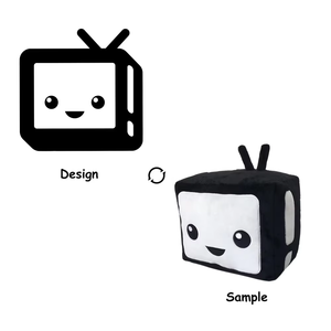 Présentateur de télévision personnalisé peluche mascotte télévision Facture poupée peluches peluche jouet pour enfants - Product Image 1