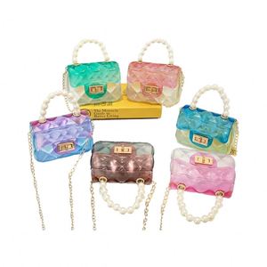 Sac à bandoulière mini à paillettes, nouvelle arrivée 2025, papillon princesse, sac à main mignon, chaîne, porte-monnaie en perles pour fille - Product Image 4
