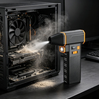 Ventilador Turbo de Alta Potencia para PC y Teléfono Móvil 13000 Forward, Limpiador de Aire Anti-Polvo D7 ABS