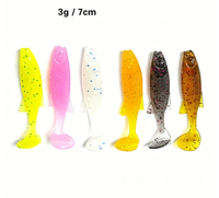 Leurre souple Dragon Li haute imitation en forme de queue de T pour la pêche au bar, à la carpe et à la perche, appât artificiel souple sans hameçons pour eau douce et eau salée