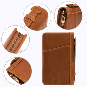 Crazy Horse Genuine First Layer Cowhide Handmade Vintage Thick Travel <b>Wallet</b> Family Passport <b>Holder</b> - Product Image 5