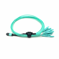 FIBERCAN 3.0mm 12 Core OM3 MPO Fanout LC Fiber Optic Patch Cord