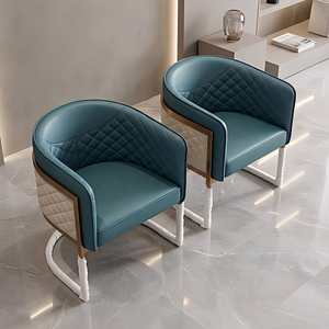 Precio de Fábrica, Sillas de Salón de Cuero Estilo <span class=keywords><strong>Dubai</strong></span> para Hotel, Sillas Modernas de Lujo para Área de Recepción, Mesa y Silla de Comedor para Restaurante - Product Image 4