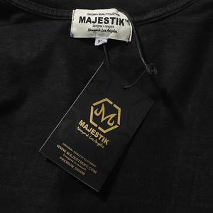 เสื้อยืด MAJESTIK ผู้ชาย ผ้าฝ้าย 100% สกรีนลาย ปักเพชร น้ำหนักมาก 250 GSM เป็นมิตรกับสิ่งแวดล้อม คอกลม แขนสั้น - Product Image 6
