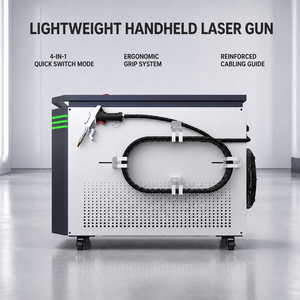 Nouvelle machine de soudage au laser refroidie à l'eau de 1500 W pour le métal avec fonction de découpe, de nettoyage et d'alimentation en fil 4 en 1 - Product Image 3