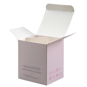 Fournisseur écologique de Shanghai carton de luxe recyclé bouteille d'huile de parfum de 50ml boîte cosmétique en papier avec tampon en feuille d'or - Product Image 5