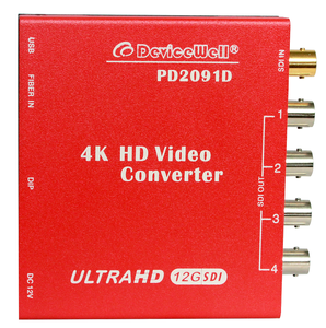 Convertidor de Video Profesional TL <span class=keywords><strong>Media</strong></span> de 1.5G/3G <span class=keywords><strong>SDI</strong></span> a 6G/12G <span class=keywords><strong>SDI</strong></span> con Divisores HD y Salida de Fibra de Acero Inoxidable - Product Image 1
