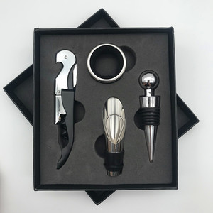 Ouvre-bouteille à vin avec coffret cadeau, décanteur en acier inoxydable, ouvre-bouchon à vis, accessoires de cuisine et de bar, tire-bouchon - Product Image 6