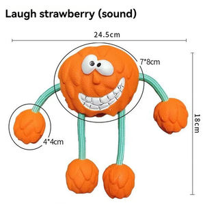 YZS-Pet Coton Corde Boule Conique Jouet Chien Fuite De Nourriture Jouet Alimentaire Puzzle Morsure Interactive Pet Ball Chew Dog Toy - Product Image 2