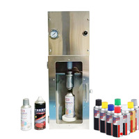Aérosol nettoyant pour carburateur de haute qualité peut blanc peut machine de remplissage auto-pulvérisante manuelle