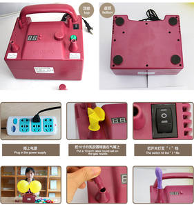 B362เป่าลมลูกโป่งไฟฟ้าอเนกประสงค์, 800วัตต์พร้อมที่เหยียบและท่อพลังสูงอเนกประสงค์ - Product Image 6