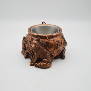 Exquisite Silver Resin <strong>Candle</strong> <strong>Holder</strong> Handmade with Diamond Shape Lustrous Finish for Easter Home Decor - Product Image 3