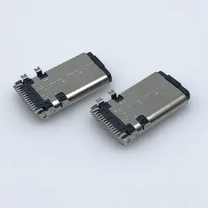 USB3.1TYPE-C 12PIN कनेक्टर प्रकार-सी के साथ पुरुष चार फीट पूर्ण स्टीकर श्रीमती धूल प्लग चार्ज/ऑडियो कनेक्टर एल = 13.18mm