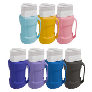 Bouteille d'eau en silicone de qualité alimentaire grande capacité pour sports de plein air, avec ouverture directe et anti-fuite, idéale pour le cyclisme et les voyages des jeunes - Product Image 1
