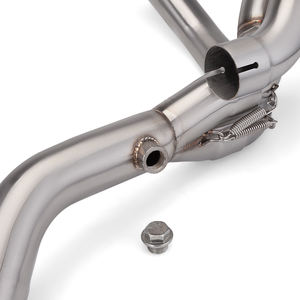 अपाइलिया शिवर 750 शीवर 750 2008-2017 मोटरसाइकिल निकास मूल इंटरफ़ेस स्टेनलेस मध्य लिंक पाइप रेसिंग - Product Image 6